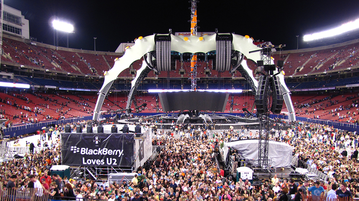 U2 360 tour Giants Stadium 2011